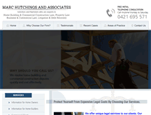 Tablet Screenshot of buildingsolicitors.com.au